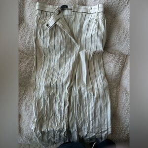 Striped Cream Pants